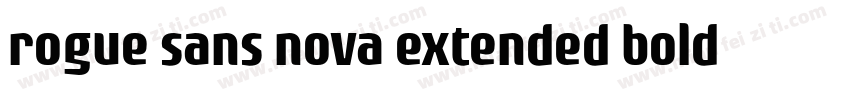 rogue sans nova extended bold ital字体转换